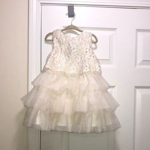 Toddler cream colored dress